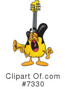 Guitar Clipart #7330 by Mascot Junction