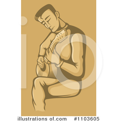 Guitarist Clipart #1103605 by Any Vector