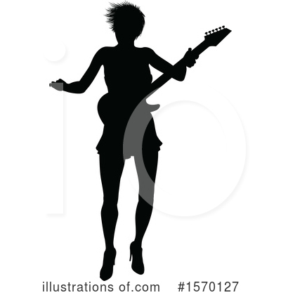 Royalty-Free (RF) Guitarist Clipart Illustration by AtStockIllustration - Stock Sample #1570127