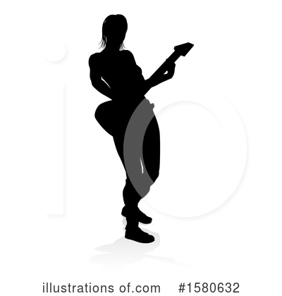 Royalty-Free (RF) Guitarist Clipart Illustration by AtStockIllustration - Stock Sample #1580632