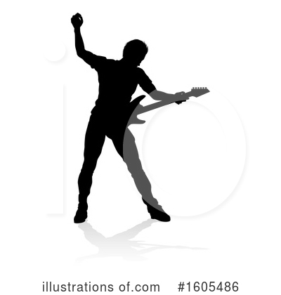 Royalty-Free (RF) Guitarist Clipart Illustration by AtStockIllustration - Stock Sample #1605486