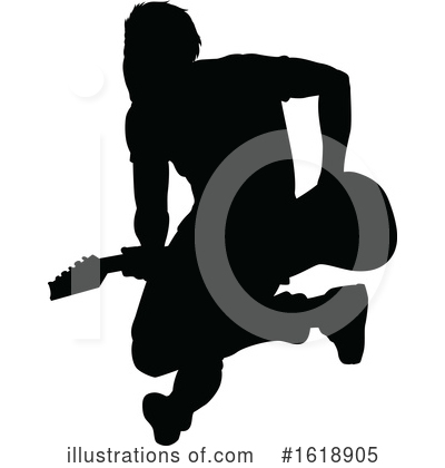 Royalty-Free (RF) Guitarist Clipart Illustration by AtStockIllustration - Stock Sample #1618905