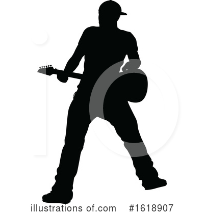 Royalty-Free (RF) Guitarist Clipart Illustration by AtStockIllustration - Stock Sample #1618907