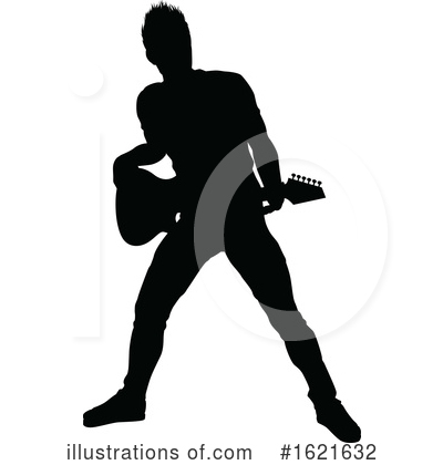 Guitarist Clipart #1621632 by AtStockIllustration