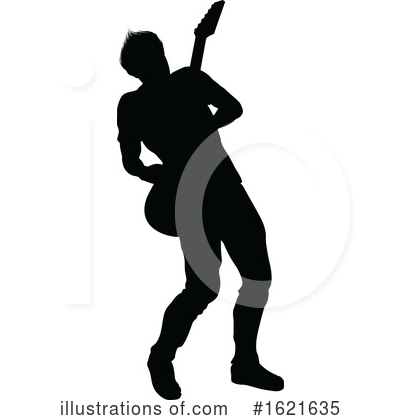 Guitarist Clipart #1621635 by AtStockIllustration