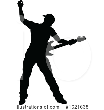 Royalty-Free (RF) Guitarist Clipart Illustration by AtStockIllustration - Stock Sample #1621638