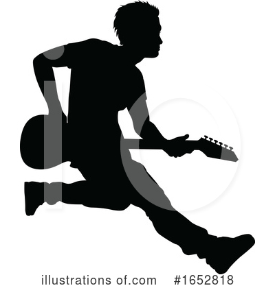 Royalty-Free (RF) Guitarist Clipart Illustration by AtStockIllustration - Stock Sample #1652818