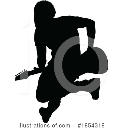 Royalty-Free (RF) Guitarist Clipart Illustration by AtStockIllustration - Stock Sample #1654316