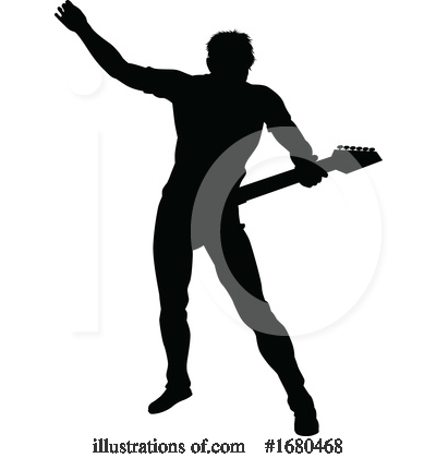 Royalty-Free (RF) Guitarist Clipart Illustration by AtStockIllustration - Stock Sample #1680468
