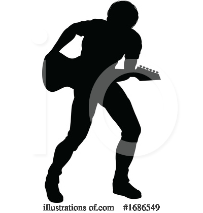 Royalty-Free (RF) Guitarist Clipart Illustration by AtStockIllustration - Stock Sample #1686549