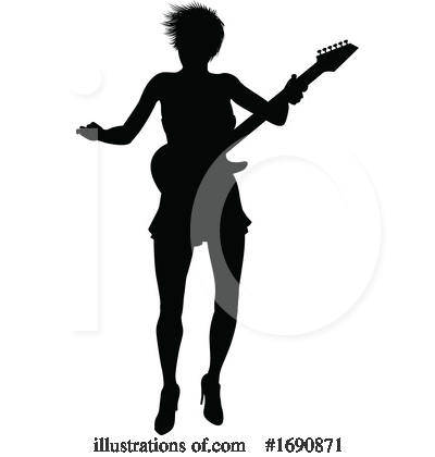 Royalty-Free (RF) Guitarist Clipart Illustration by AtStockIllustration - Stock Sample #1690871
