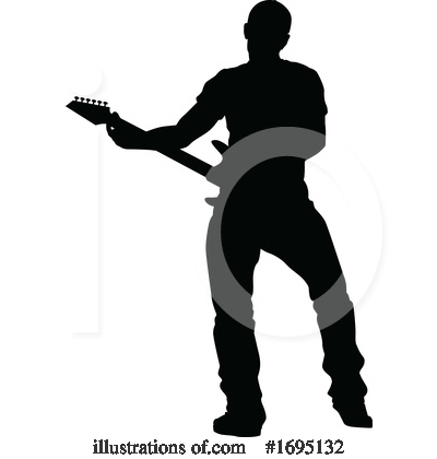Royalty-Free (RF) Guitarist Clipart Illustration by AtStockIllustration - Stock Sample #1695132