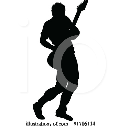Royalty-Free (RF) Guitarist Clipart Illustration by AtStockIllustration - Stock Sample #1706114