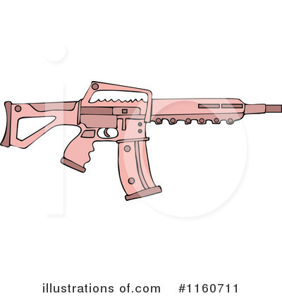 Royalty-Free (RF) Gun Clipart Illustration by djart - Stock Sample #1160711