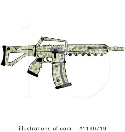 Royalty-Free (RF) Gun Clipart Illustration by djart - Stock Sample #1160719