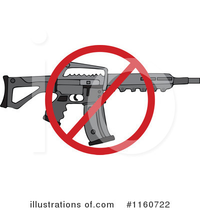 Royalty-Free (RF) Gun Clipart Illustration by djart - Stock Sample #1160722