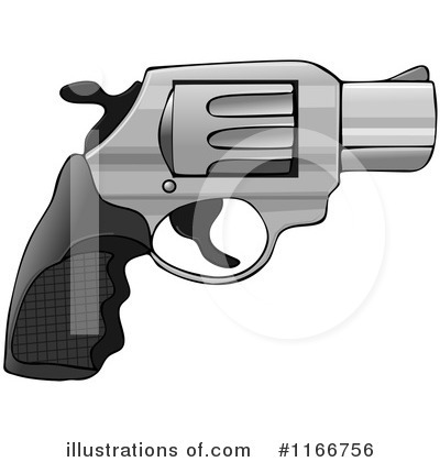 Royalty-Free (RF) Gun Clipart Illustration by djart - Stock Sample #1166756