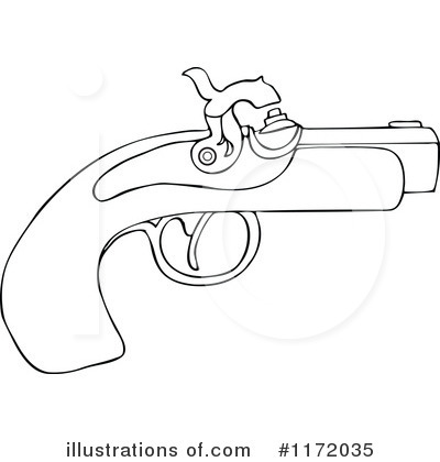 Royalty-Free (RF) Gun Clipart Illustration by djart - Stock Sample #1172035