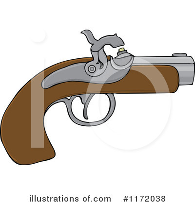 Royalty-Free (RF) Gun Clipart Illustration by djart - Stock Sample #1172038