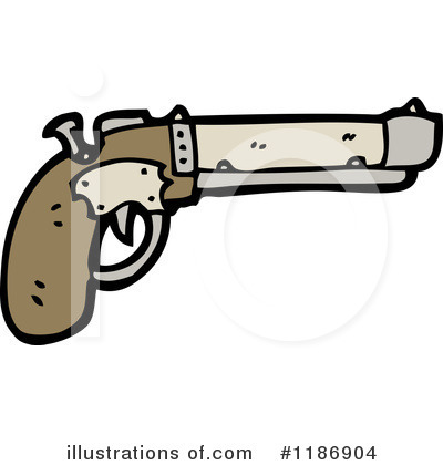Royalty-Free (RF) Gun Clipart Illustration by lineartestpilot - Stock Sample #1186904