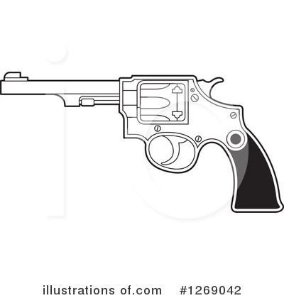 Royalty-Free (RF) Gun Clipart Illustration by Lal Perera - Stock Sample #1269042