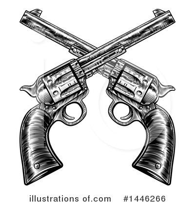 Guns Clipart #1446266 by AtStockIllustration