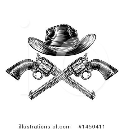 Royalty-Free (RF) Gun Clipart Illustration by AtStockIllustration - Stock Sample #1450411