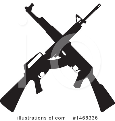 Rifle Clipart #1468336 by BestVector