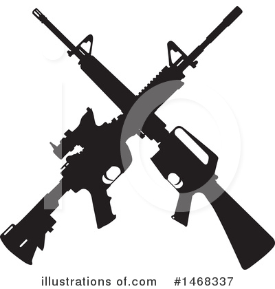 Royalty-Free (RF) Gun Clipart Illustration by BestVector - Stock Sample #1468337