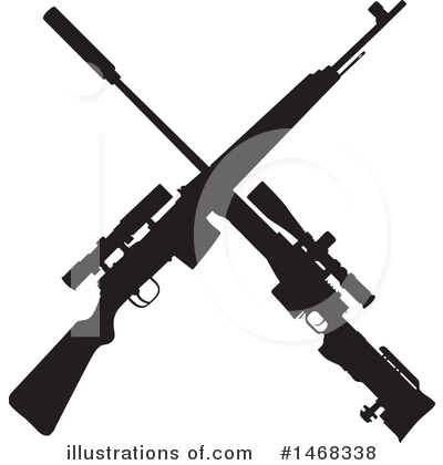 Royalty-Free (RF) Gun Clipart Illustration by BestVector - Stock Sample #1468338