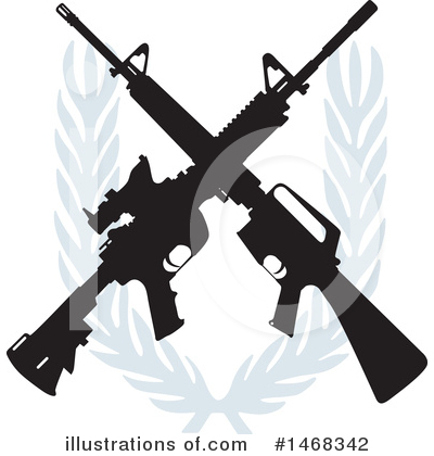 Royalty-Free (RF) Gun Clipart Illustration by BestVector - Stock Sample #1468342