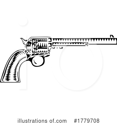 Pistol Clipart #1779708 by AtStockIllustration