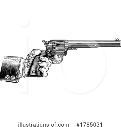 Pistol Clipart #1785031 by AtStockIllustration