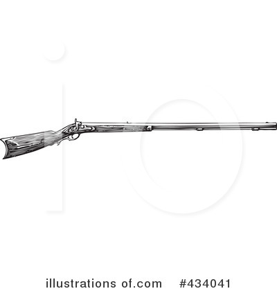 Royalty-Free (RF) Gun Clipart Illustration by BestVector - Stock Sample #434041