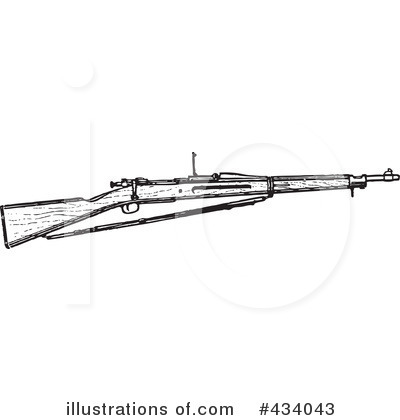 Royalty-Free (RF) Gun Clipart Illustration by BestVector - Stock Sample #434043