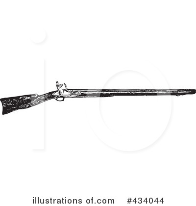 Royalty-Free (RF) Gun Clipart Illustration by BestVector - Stock Sample #434044