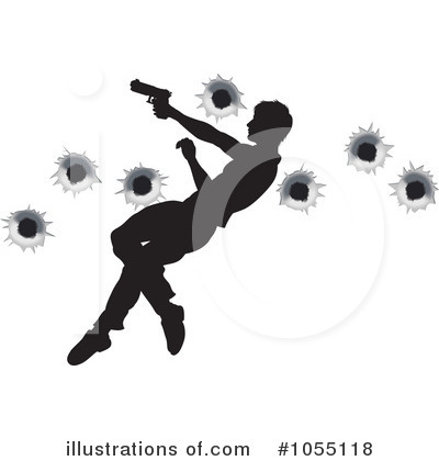 Gunfight Clipart #1055118 by AtStockIllustration
