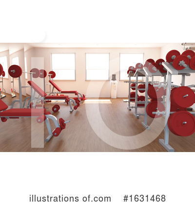 Royalty-Free (RF) Gym Clipart Illustration by KJ Pargeter - Stock Sample #1631468