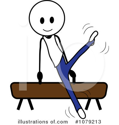 Gymnastics Clipart #1079213 by Pams Clipart