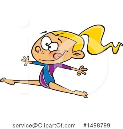 Gymnastics Clipart #1498799 by toonaday