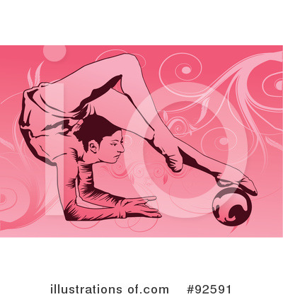 Royalty-Free (RF) Gymnastics Clipart Illustration by mayawizard101 - Stock Sample #92591