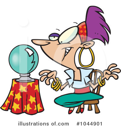 Fortune Teller Clipart #1044901 by toonaday