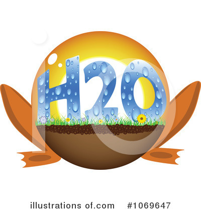 Royalty-Free (RF) H20 Clipart Illustration by Andrei Marincas - Stock Sample #1069647
