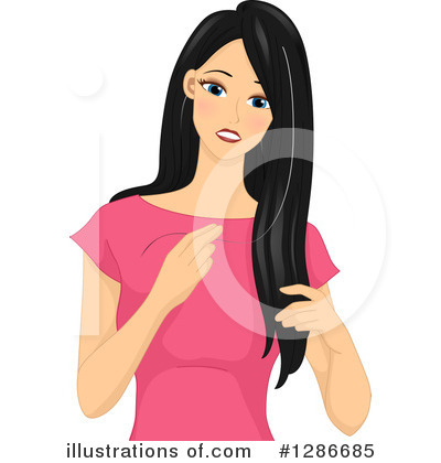 Royalty-Free (RF) Hair Care Clipart Illustration by BNP Design Studio - Stock Sample #1286685