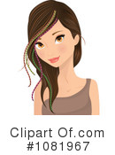 Hair Clipart #1081967 by Melisende Vector