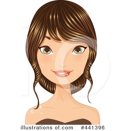 Royalty-Free (RF) Hair Clipart Illustration by Melisende Vector - Stock Sample #441396