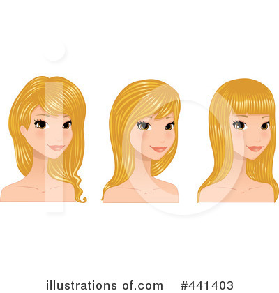 Royalty-Free (RF) Hair Clipart Illustration by Melisende Vector - Stock Sample #441403