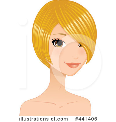 Hairstyle Clipart #441406 by Melisende Vector