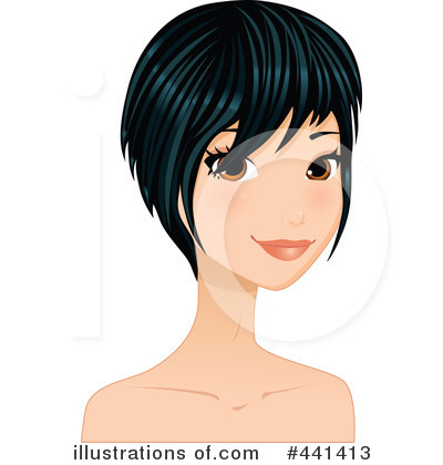 Royalty-Free (RF) Hair Clipart Illustration by Melisende Vector - Stock Sample #441413