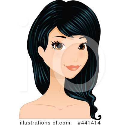 Hair Styles Clipart #441414 by Melisende Vector